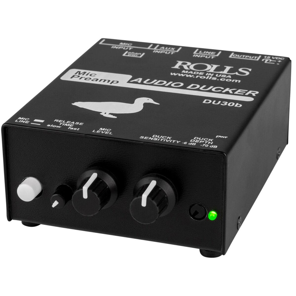 ROLLS DU30b マイクプリアンプ オーディオダッカー Rolls DU30b Audio Ducker/ Mic & Music Preamp
